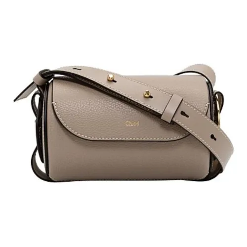 Chloe Chloé сумки Коровья кожа Сумка через плечо Мини Женская Серый