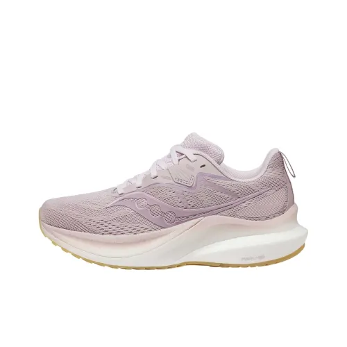 Saucony Tempus TanTu 2 Slip-Resistant Abrasion-Resistant Low-Top Беговые кроссовки Женские Розовые