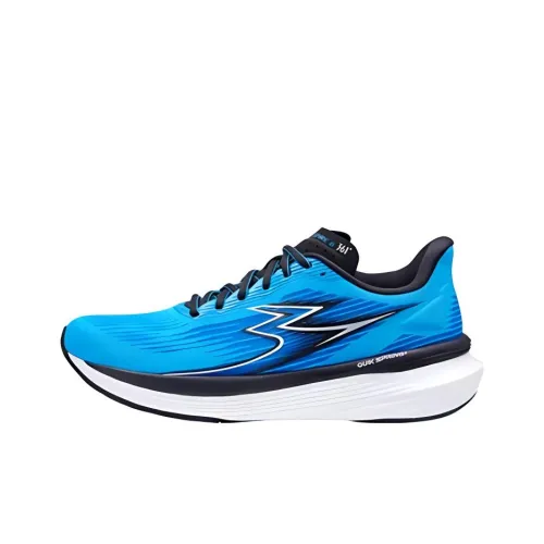 361° SPIRE6 Slip-resistant Abrasion-resistant Low Top Беговые кроссовки Мужские Синий Белый