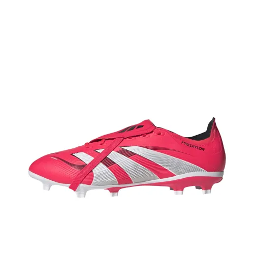 Adidas PREDATOR LEAGUE MG MULTI Ground FG Твердый грунт Противоскользящий Устойчивый к истиранию Футбольные бутсы Мужской Красный Белый