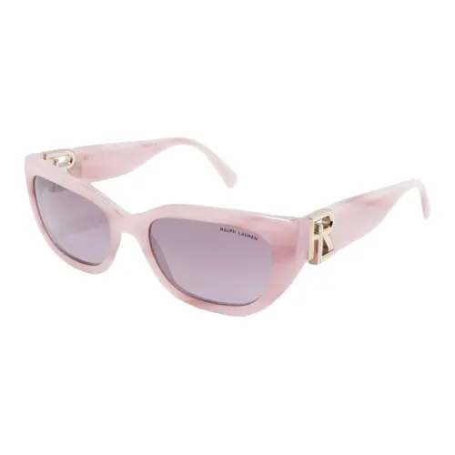 LAUREN RALPH LAUREN Ацетат Прямоугольные Солнцезащитные очки Женские Розовые