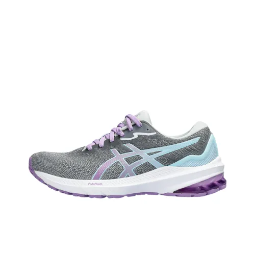 Asics GT 1000 11 Low Топ Беговые кроссовки Женские Серый Фиолетовый