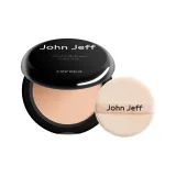 Натуральная минеральная розовая пудра (тон для белой кожи) 8 г + плоская пудровая щетка