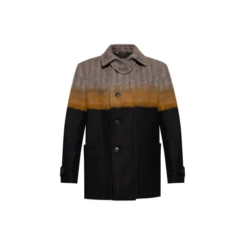 DRIES VAN NOTEN Пальто Мужское Многоцветное