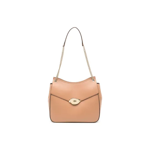 Mulberry Кожа Плечевая сумка Стандартная Женская Светло-коричневая