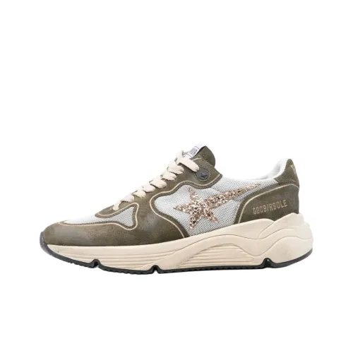 Golden Goose Running Sole Casual Low Top Оливково-зеленый Женский