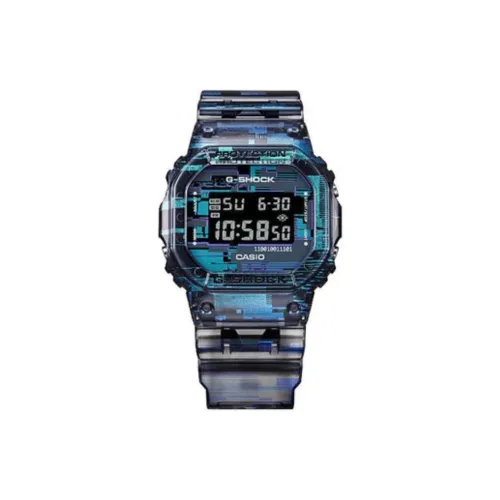CASIO SQUAD Series SHOCK Dimension Era Collection Кварцевый механизм Смольный ремешок Часы Унисекс Серый циферблат