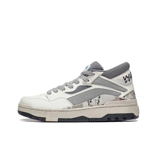 LINING Casual MID Топ Серый Белый Мужской