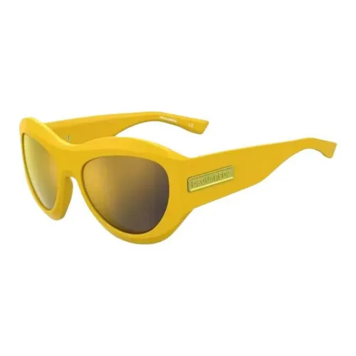 DSQUARED 2 Пластик Кошачий глаз Солнцезащитные очки Мужской Желтый