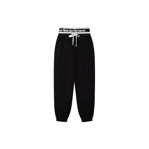 Fun x SHINUBILIANMING Повседневные брюки Унисекс Черный