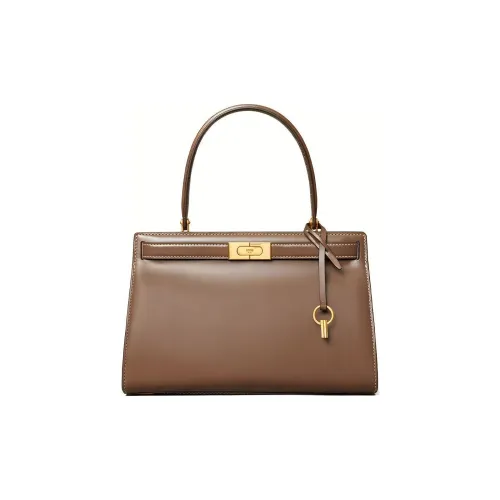 TORY BURCH Lee Radziwill Кожа Сумка через плечо Сумка Маленькая Женская Темно-Коричневая