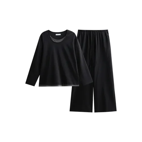 Same Language Пижамный комплект женский Alocasia черный