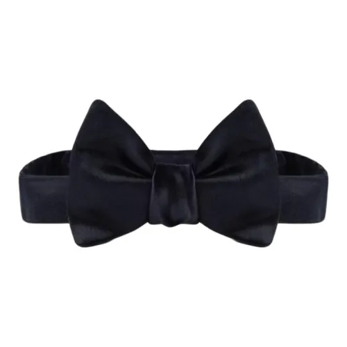BRUNELLO CUCINELLI Хлопок Шелк Мужской Синий Bow Tie