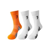 3 шт (Оранжевый 1 + Белый 2)