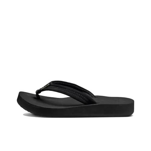 REEF Устойчивые к истиранию противоскользящие шлепанцы женские черные