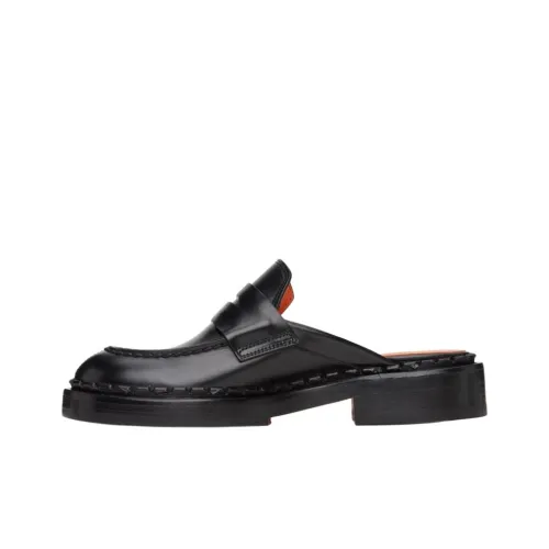 Santoni Домашние тапочки 3,1 см Женские Черные