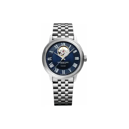 Raymond Weil Автоматический Механический Механизм Мужские Часы 39,5 мм Синий