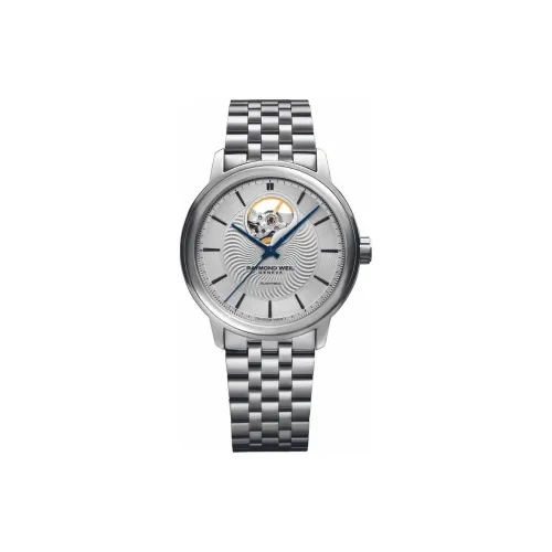 Raymond Weil Автоматический Механический Механизм Мужские Часы 39,5 мм Серебряный