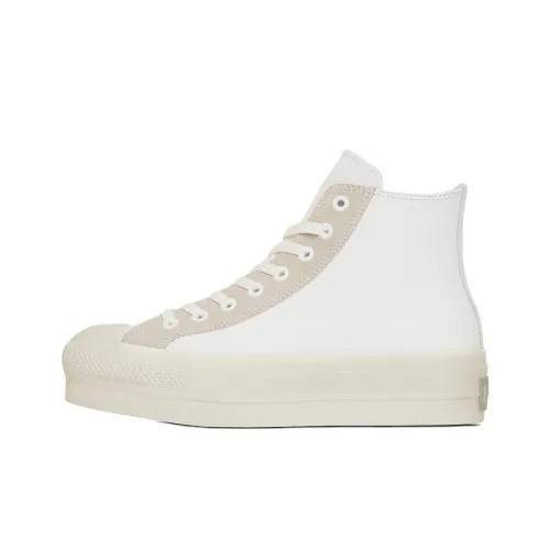 Конверс All Star Slip-Resistant Abrasion-Resistant High Top Skateboard Shoes Unisex White