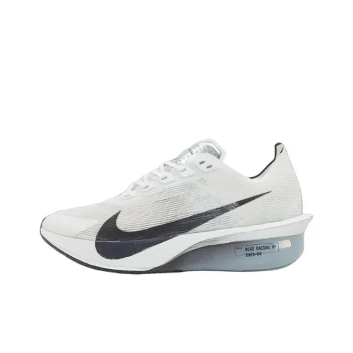 Nike Zoom VaporFly Next 4% Беговые кроссовки Низкий топ Белый Черный Унисекс