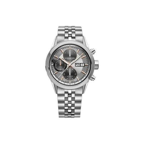 Raymond Weil Автоматический Механический Механизм Мужские Часы 42 мм Серебряный