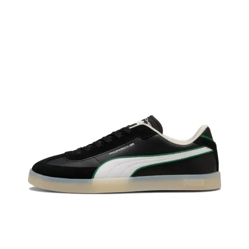 PUMA Porsche Legacy Low Топ Скейтборд Кроссовки Мужские Черные