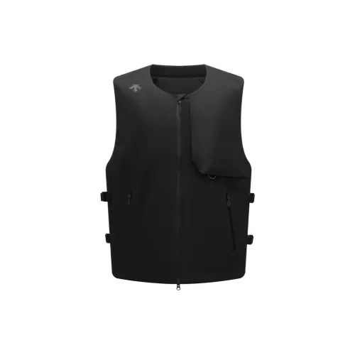 DESCENTE BLEU BK Мужские жилеты черного цвета
