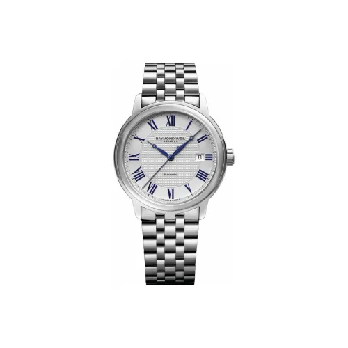 Raymond Weil Автоматический Механический Механизм Мужские Часы 39,5 мм Серебряный