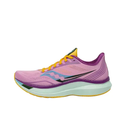 Saucony Endorphin Pro Slip-resistant Abrasion-resistant Low-top Casual Running Shoes Women's Purple Сaucony Endorphin Pro Противоскользящий Устойчивый к истиранию Низкий Топ Повседневные Беговые Кроссовки Женские Фиолетовые