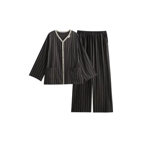 Same Language Пижамный комплект Мужской Темно-бордовый