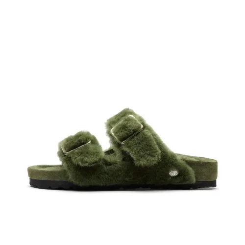 Birkenstock Резиновая подошва противоскользящие устойчивые к истиранию слипоны мужские зеленые