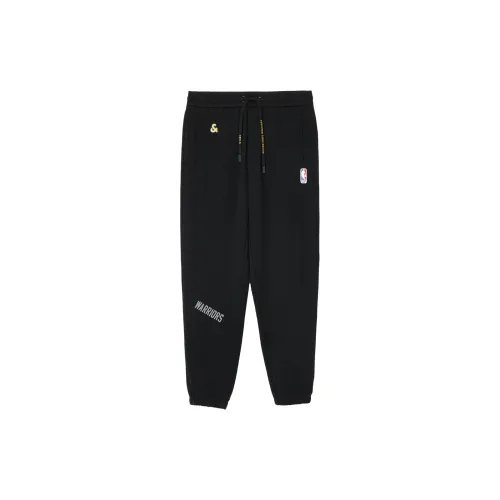 JACK JONES· Jack Jones X Warriors Nba Повседневные брюки Тренировочные брюки Мужской Черный