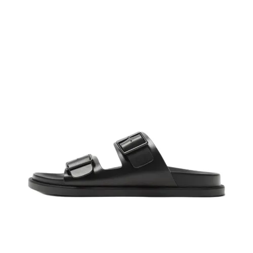 ZARA Слипоны Мужские Черные