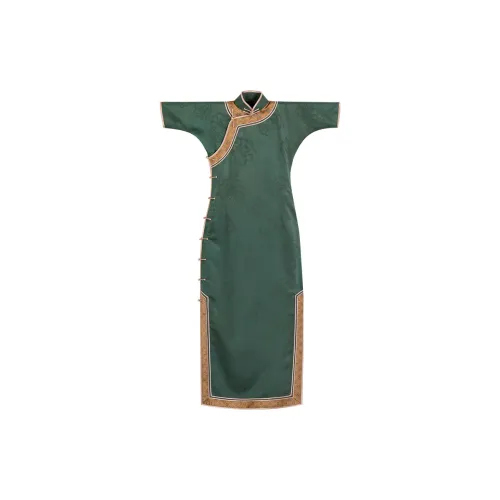 YICHENGFENGXU Чунсам Женский Зеленый