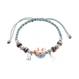 Колокольчик Happy Кошка Браслет [Синий]