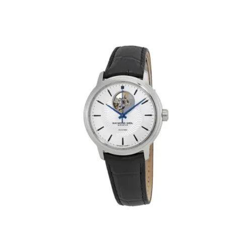 Raymond Weil Автоматический Механический Механизм Мужские Часы 39 мм Серебряный