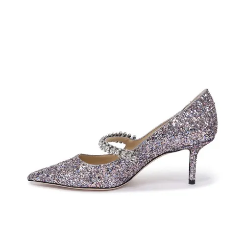 Jimmy Choo Bing Низкий каблук Высокие каблуки 6,5 см Женские Розовый