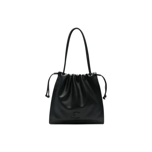 COCCINELLE Сумка через плечо из кожи большая женская черная