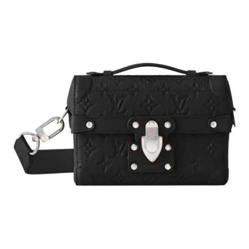 LOUIS VUITTON SOUL TRUNK Кожа Сумка через плечо Сумка Обычный Женский Черный