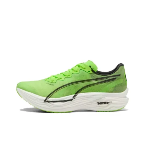 HYROX X PUMA Slip-resistant Abrasion-resistant Low Top Casual Running Shoes Men's Green HYROX X PUMA Противоскользящие Износостойкие Низкие Топ Повседневные Беговые Кроссовки Мужские Зеленые