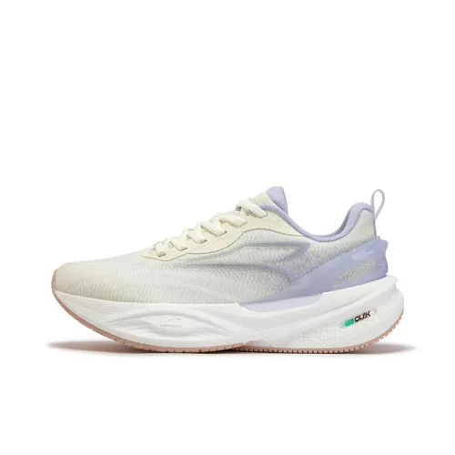 361° Speed Boost CQT2,0 Амортизаторы Slip-on Дышащий Низкий Топ Повседневные Беговые кроссовки Унисекс Белый Фиолетовый