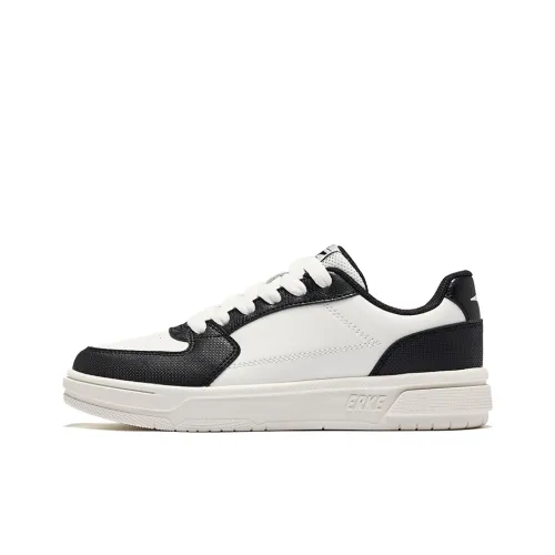 Erke Days And Non Нижняя юбка Легкий Низкий Топ Кроссовки для скейтбординга Женские Микрокристаллический белый Глубокий черный