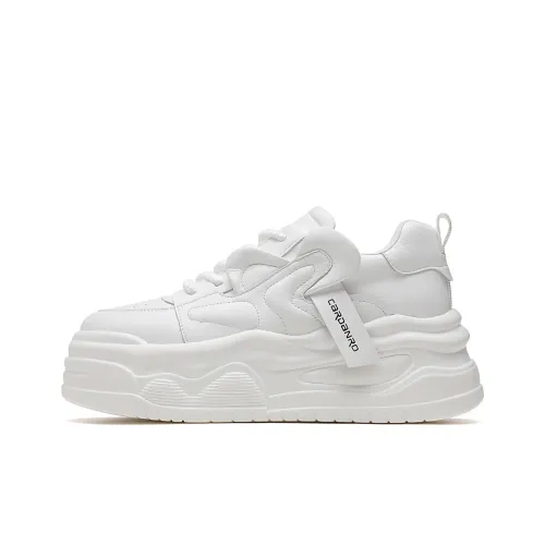 CARDANRO Маленький размер Лазурь Vegetables Скейтборд Кроссовки Низкие Белые Женские