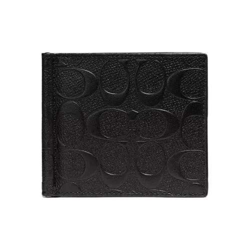 COACH Кошелек Billfold из кожи мужской черный