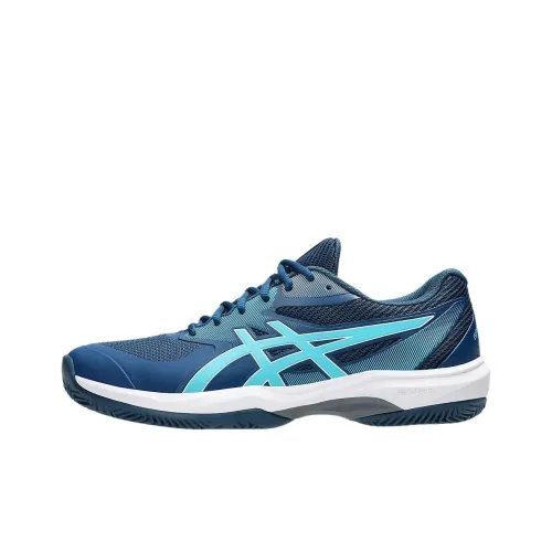 Asics Low Топ Теннисные Кроссовки Мужские Серые Синие