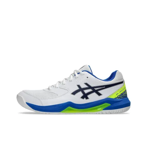 Asics Gel Dedicate 8 Low Топ Кроссовки для тренировок Мужские Белый Синий