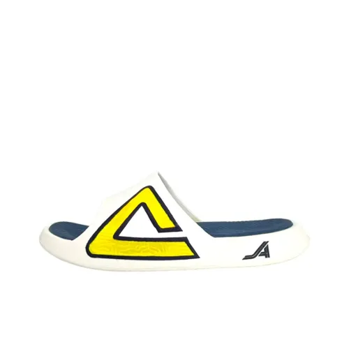 PEAK Quiet Abrasion-Resistant Slip-Ons Unisex White Yellow