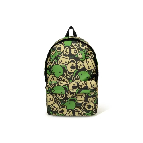 Рюкзаки BABY MILO STORE BY A BATHING APE Зеленый GRZ Унисекс