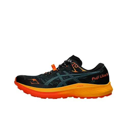 Asics FUJI LITE 5 Беговые кроссовки Низкий Топ Черный Мужской