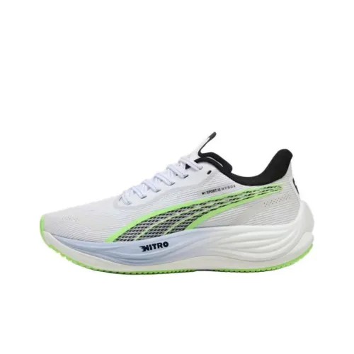 HYROX X PUMA Velocity NITRO™ 3 Противоскользящий устойчивый к истиранию низкий топ повседневная обувь для бега женский белый